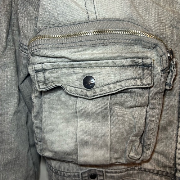 Vintage BS2B "bondage" cargo denim jacket - Picture 7 of 16